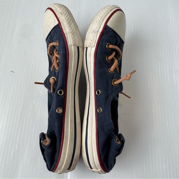 Converse Dark Blue and Beige Sneakers - Picture 5 of 9